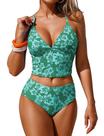Maiô Tankini ZAFUL, fofo, floral, cintura alta, cobertura total Maiô Tankini ZAFUL, fofo, floral, cintura alta, cobertura total