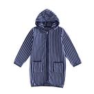 Maiô Terry Beach com capuz Swim Cover Up XRTBMN 18-24M Navy Maiô Terry Beach com capuz Swim Cover Up XRTBMN 18-24M Navy