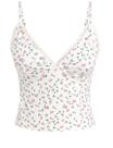 Maiô ZAFUL Tummy Control Tankini com decote em V, cintura alta, feminino