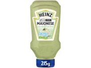 Maionese Heinz Alho Tostado com Ervas, Squeeze, 215g