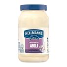Maionese Hellmanns Aioli 500g Embalagem com 12 Unidades