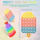 Mais novo design Material UPGRAED 2PCS Push Bubble Pop Fid
