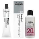 Majirel Tinta 6.0 Louro Esc Int 60g + Ox 20vol 90ml Loreal Majirel Tinta 6.0 Louro Esc Int 60g + Ox 20vol 90ml Loreal