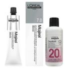 Majirel Tinta 7.0 Louro Profundo 60g + Ox 20vol 90ml Loreal