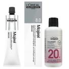 Majirel Tinta 8.0 Louro Cl Prof 60g + Ox 20vol 90ml Loreal