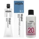 Majirel Tinta 9.1 Louro MCl Cinza 60g + Ox 20vol 90ml Loreal