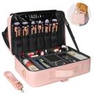 Makeup Train Case Relavel Travel, bolsa de cosméticos impermeável Makeup Train Case Relavel Travel, bolsa de cosméticos impermeável