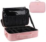 Makeup Train Case Relavel Travel Travel Organizer rosa Makeup Train Case Relavel Travel Travel Organizer rosa