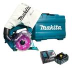 Makita Serra Marmore Dcc500zkx1 18v + Bateria 3ah Carreg 18v