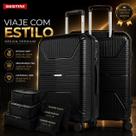 Mala 23kg em Polipropileno Inquebrável, Rodas 360 Graus, Super Espaçosa, Produto Original com Garantia Vitalícia Sestini E Brinde Kit Organizador