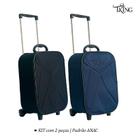 Mala Bordo Pequena KIT Viagem 10kg Padrão ANAC Rodinhas - T.King (2 peças) - T.King