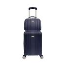 Mala com frasqueira viagem 4 rodas dupla 360 abs - chx