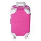 Mala de boneca Naroote Travel para bonecas femininas de 18 polegadas com bagagem