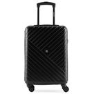 Mala de Bordo 10 kg ABS 4 Rodas Detroit Bagaggio Preta