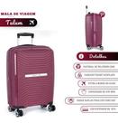 Mala de bordo 10kg 20 polegadas Polipropileno Inquebrável Expansiva MF10469PK Polo King