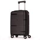 Mala De Bordo 10Kg Medidas 55x35x25cm Padrão Anac Mala De Viagem Pequena De Mão 4 Rodas Duplas 360 Polipropileno Cadeado Antifurto Rígida Leve Lisa