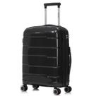 Mala de Bordo 10kg Viagem Zíper Expansível em Polipropileno Rodinhas 360º TSA - Lima - Denlex