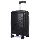 Mala de Bordo 10kg Viagem Zíper Expansível em Polipropileno Rodinhas 360º TSA Rocha Cruzeiro Preto