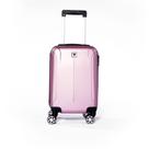 Mala de Bordo ABS para Viagem Vilabon VB0218 Cadeado Integrado Rodas Duplas 360 Rosa Tam PP