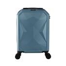 Mala de Bordo ABS para Viagem Yins 21162 Cadeado Integrado Rodas Giro 360º Azul
