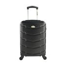 Mala de Bordo ABS para Viagem Yins 21209 Cadeado Integrado Rodas Giro 360º Preto