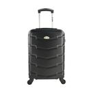 Mala de Bordo ABS para Viagem Yins 21209 Cadeado Integrado Rodas Giro 360º Preto