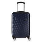 Mala de Bordo ABS para Viagem Yins Ys21158 Cadeado Integrado Rodas Duplas Giro 360º Azul