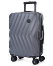 Mala de Bordo Bagsmart 20 Polegadas - Hardside PC Cinza com Rodas