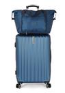 Mala de Bordo com Sacola de Viagem Azul Polo King MF10475PK Lançamento 2025 Mala de Bordo com Sacola de Viagem Azul Polo King MF10475PK Lançamento 2025
