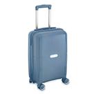 Mala de Bordo Executiva Compacta 34L Cadeado com Segredo para Viagem Azul