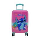 Mala De Bordo Infantil Viagem Stitch e Angel Disney - Mala De Bordo Infantil Viagem Stitch e Angel Disney -