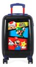 Mala De Bordo Mochila Viagem Super Mario 4 Rodas Luxcel Preto Super Mario MF10531MO