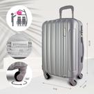 Mala de Bordo para Viagem Trip Prata Jacki Design - G Mala de Bordo para Viagem Trip Prata Jacki Design - G