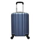 Mala De Bordo Pequena Em Abs Yins 21023 Cadeado Integrado Rodas Giro 360º Azul Pp