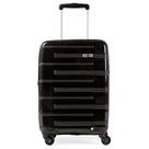 Mala de Bordo Polipropileno 4 Rodas Suissewin Montreux Preto