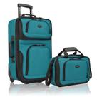Mala de Bordo U.S. Traveler Rio Lightweight Carry-On 20" - Azul Petróleo