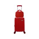 Mala de Bordo Viagem com Frasqueira Rígida Rodinha Dupla Embarque Bagagem Avião Leve Resistente Pequena 8kg Abs Mala de Bordo Viagem com Frasqueira Rígida Rodinha Dupla Embarque Bagagem Avião Leve Resistente Pequena 8kg Abs