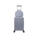 Mala de Bordo Viagem com Frasqueira Rígida Rodinha Dupla Embarque Bagagem Avião Leve Resistente Pequena 8kg Abs