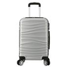 Mala de Bordo Viagem Pequena ABS - (55 x 35 x 22cm) C/ 4 Rodinhas 360º - (Regulamentação ANAC)