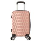 Mala de Bordo Viagem Pequena ABS Ac74 C/ 4 Rodinhas 360º - (Regulamentação ANAC) (55 x 35 x 22cm)
