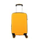 Mala de Viagem 10kg Pequena SESTINI Racer Amarelo Ziper Expansor Cadeado TSA Rodas Giratória Dupla ORIGINAL