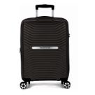 Mala de Viagem 10KG POLO KING Tulum ORIGINAL Pequena Preto Ziper Expansor e Antifurto com Cadeado TSA e Rodas Giratória Super Leve e Super Resistente