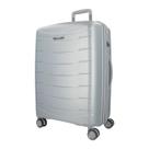Mala de Viagem 32kg Grande Prata SAMSONITE Aerolux com Ziper Expansor Cadeado TSA