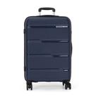 Mala de Viagem 32Kg Polo King ACAPULCO Média Azul Cadeado Numérico Rodas Dupla emborrachada Giratória Mala de Viagem 32Kg Polo King ACAPULCO Média Azul Cadeado Numérico Rodas Dupla emborrachada Giratória