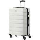 Mala de Viagem AnyZip AZ201 Grande (28 Polegadas) com Fechadura TSA - Xadrez Branca