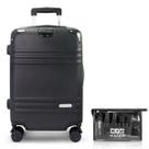 Mala de Viagem Bordo Pequena Bagagem de Mão Rígida ABS 10 KG Aprovada Cabine Rodas 360 Kit Frascos Mala de Viagem Bordo Pequena Bagagem de Mão Rígida ABS 10 KG Aprovada Cabine Rodas 360 Kit Frascos