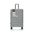Mala de Viagem Bordo WILSON 651766 ORIGINAL Pequena Prata 10 KG em Polipropileno com Ziper Expansor Cadeado Numérico Super Leve Rodas Dupla Giratória