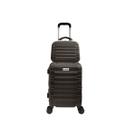 Mala de Viagem com Frasqueira Expansiva Rodinha Dupla Rígida Bordo Avião Mao Pequena 8kg Abs