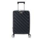 Mala de Viagem Compacta Giro com Rodas 360º e Cadeado Acoplado Preto Nautika Mala de Viagem Compacta Giro com Rodas 360º e Cadeado Acoplado Preto Nautika