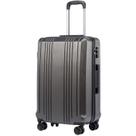 Mala de Viagem Coolife 24 Polegadas - PC+ABS com TSA Lock Spinner - Cinza Mala de Viagem Coolife 24 Polegadas - PC+ABS com TSA Lock Spinner - Cinza